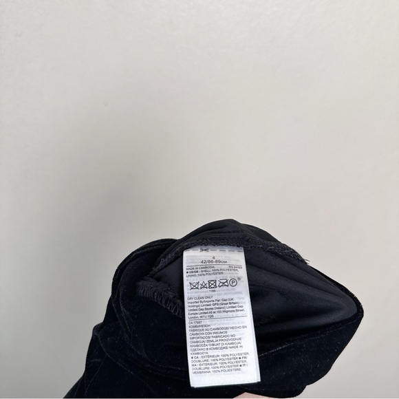 Banana Republic Womens 4 Velvet Bow One Shoulder Maxi Jumpsuit In Black - Picture 9 of 14